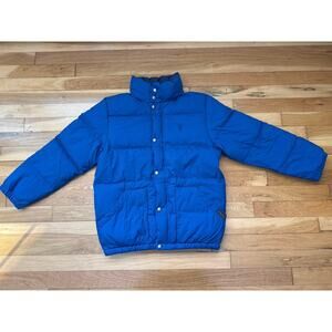 POLO Ralph Lauren Down Filled Blue Puffer Jacket Coat Boy's Size M (10-12)